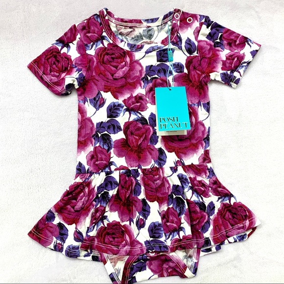 posh peanut violet romper